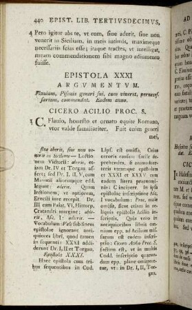 Epistola XXXI - Epistola XL