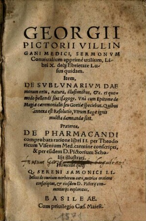 Sermonum convivalium libri decem deque ebrietate lusus quidam
