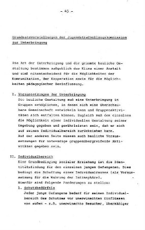 45-49, zur Unterbringung