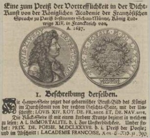 Bildnis von Ludwig XIV., König von Frankreich