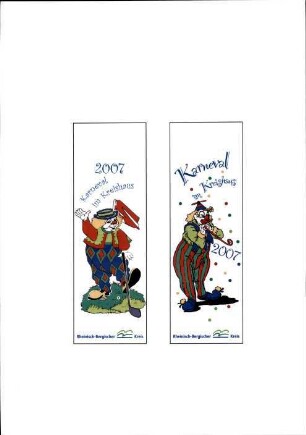 Entwurf eines Kölschglases "Karneval im Kreishaus 2007"