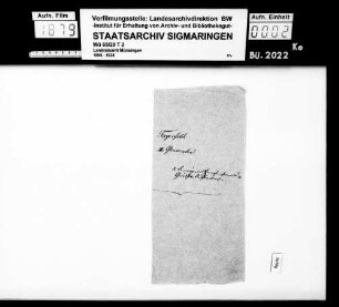 Tigerfeld: Vermögens- und Einnahmeverwaltung, Grundstock, Ausstandswesen