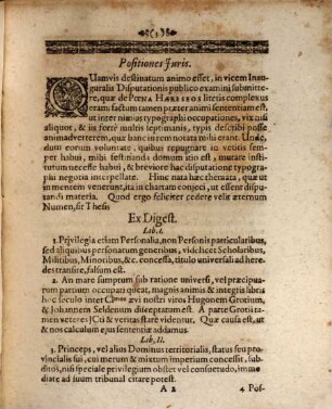 Controversas Iuris Positiones, Ex Decreto & Consensu Amplissimae Facultatis Iuridicae, Praeside Wolfgang-Adamo Lauterbach, U.I.D. & h.t. Academiae Tubingensis Rectore ... Ad diem 15. Martii, Publico Eruditorum Examini submittit Ericus Mauritii, Itzehoa Holsatus