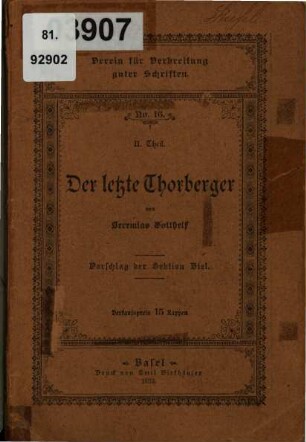Der letzte Thorberger, 2