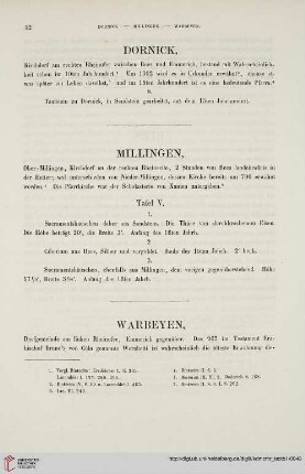 [Dornick, Millingen, Warbeyen, Hüsberden]