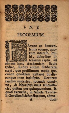 Exercitium Academicum De Septem Artibus Liberalibus