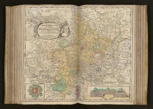 Ducatus Franciæ Orientalis seu Sac[ri] Rom[ani] Imperij Principatus et Episcopatus Herbipolensis Vulgo Würtzburgensis : cum omnibus suis Officiis et pertinentijs