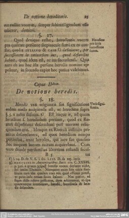 Caput IIdum. De notione heredis