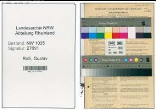 Entnazifizierung Gustav Rolli , geb. 30.11.1896 (Cheflaborant)
