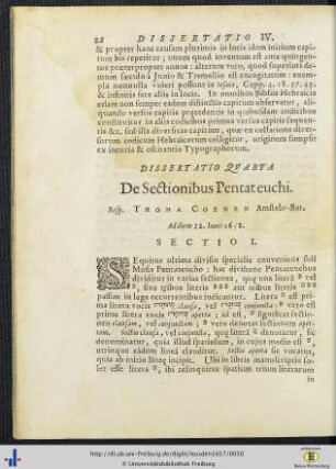 Dissertationes IV.–VI.