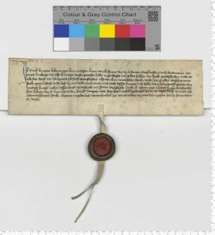 Hinrik Tempes bekennt, dass der Lüneburger Rat seine Ansprüche auf Sold und Pferdeschaden beglichen hat. Auf Bitten des Ausstellers besiegelt der Knappe Aswin van Cramme diese Urkunde.