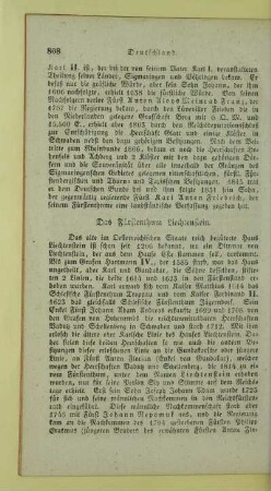 Das Fürstenthum Liechtenstein