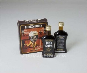 Verpackung mit zwei Flaschen "EDUSCHO - Irish Coffee-Mix"