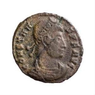 Münze, Aes 4, 347 - 348 n. Chr.