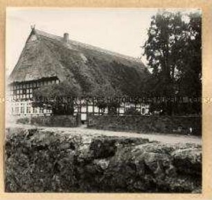 Hausansicht in Unterlübbe bei Minden