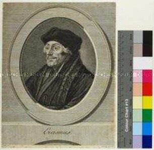 Porträt des Humanisten Erasmus von Rotterdam