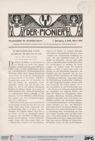 6. Heft, März 1909