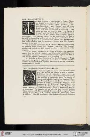 [Editors] The Photo-Secession Galleries