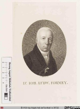 Bildnis Johann Ludwig Formey
