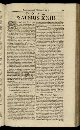 Psalmus XXIII. - Psalmus XXVII.