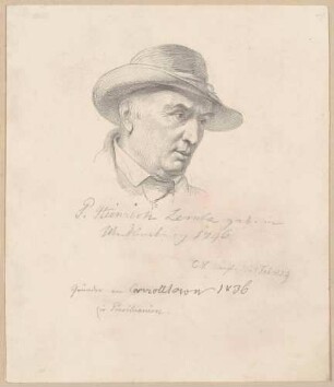 Bildnis Lemke, Heinrich (1796-1882), Pfarrer, Kolonialpionier