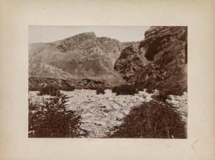 Landschaft in Luristan : Eine Landschaft im Zagros-Gebirge. Im Tal der Seimare Fluss.