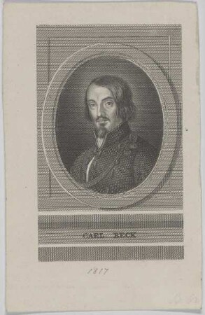 Bildnis des Carl Beck