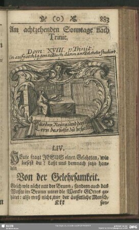 LIV. Von der Gelehrsamkeit