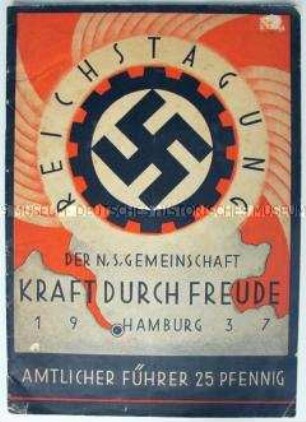 Programm der Reichstagung der NS-Gemeinschaft "Kraft durch Freude" 1937 in Hamburg