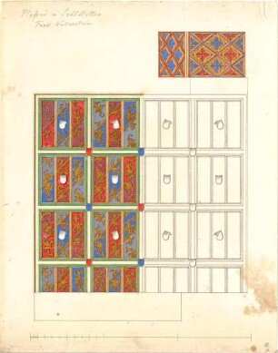 Kreuter, Franz Jakob; Leutstetten; Schloss Fürst Wallerstein - Plafond (Ansicht, Detail)