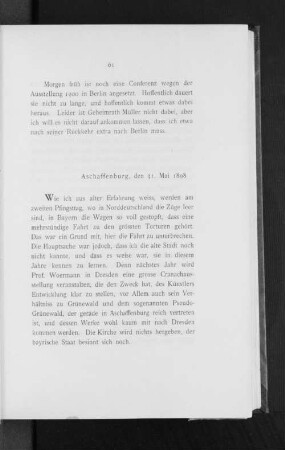 Aschaffenburg, den 31. Mai 1898