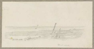 Strand bei Ostende, bei Ebbe