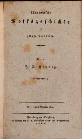 Thüringische Volksgeschichte