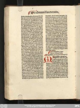 [De sermonibus et omeliis. De communi sanctorum]