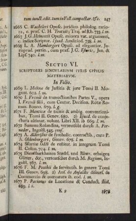 147-162, Sectio VI.