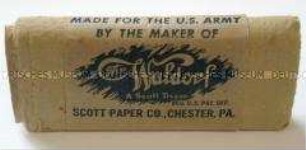 Toilettenpapier für die Eiserne Ration, United States Army