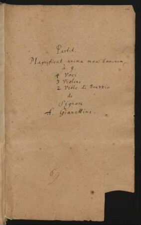 Magnificat; V (4), orch, bc; c-Moll
