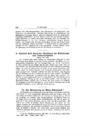 Zur Erinnerung an Marie Hillebrand