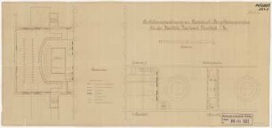 Ausführungszeichnung der Niederdruck-Dampfheizungsanlage [m. Grundriss Schalthaus]