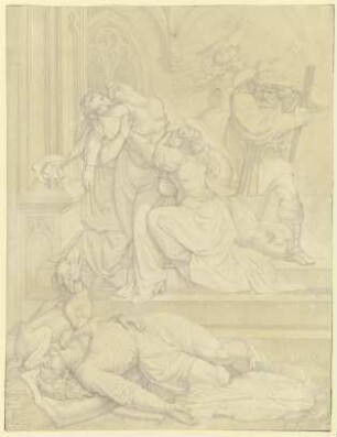 Kriemhild erblickt Siegfrieds Leiche