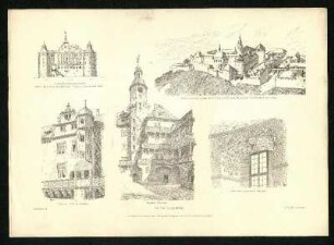 Ellwangen, Stiftskirche (Vorhalle). Ansicht.
