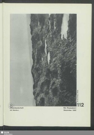 Kraterlandschaft vor Verdun