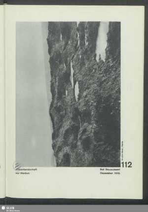 Kraterlandschaft vor Verdun
