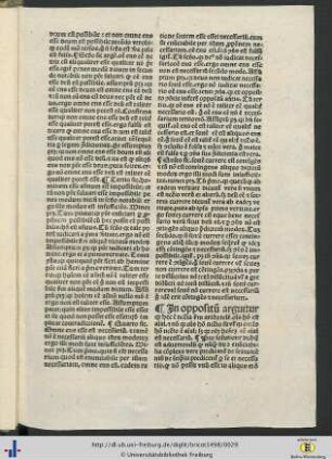 In oppositum