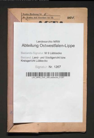 Erblasser: Struckmeyer gt. Steinkamp, Friedrich Wilhelm: