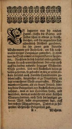 Erbauliches Gespräch, In welchem Von der Moralität Der Komödien Gehandelt, Und auf die Einwürffe dererjenigen, So dieselben vertheidigen, Aus Gottes Wort Gründlich geantwortet wird