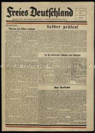 Zeitung, Freies Deutschland. 2. Jahrgang 1944