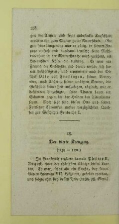 18. Der vierte Kreuzzug. (1190 - 1192)