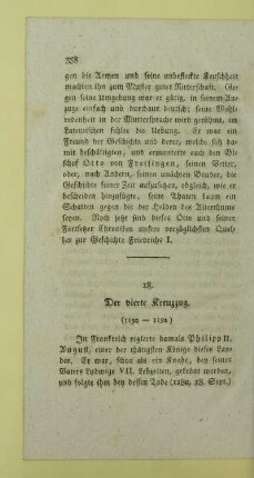 18. Der vierte Kreuzzug. (1190 - 1192)