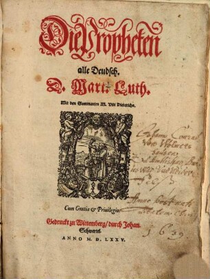 Die Propheten : alle Deudsch